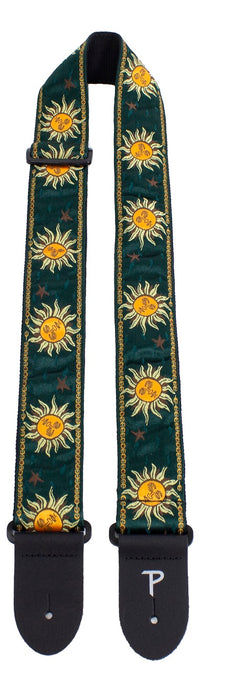 PERRIS 2" GREEN SUNS JACQUARD STRAP