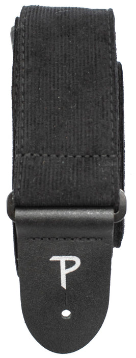 PERRIS 2" BLACK CORDUROY STRAP