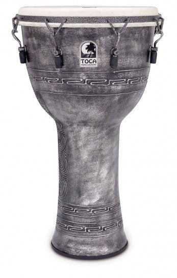 TOCA 10" MECH. TUNED DJEMBE ANTIQUE SILVER