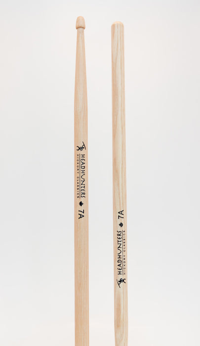 HEADHUNTERS 7A HICKORY CLASSIC WOOD TIP W/ EXTENDED LENGTH