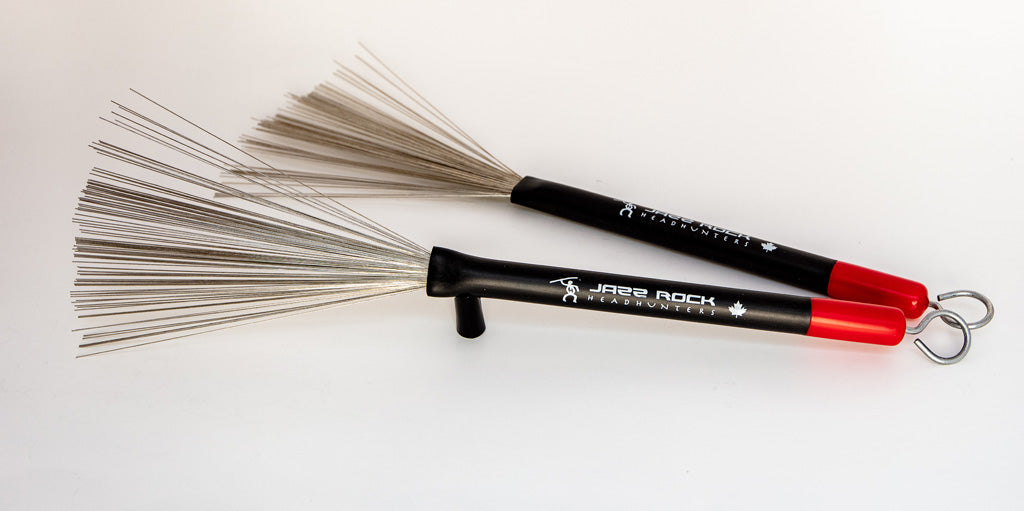 HEADHUNTERS JAZZ ROCK BRUSH 3 SETTINGS WIRED EXTENDABLE