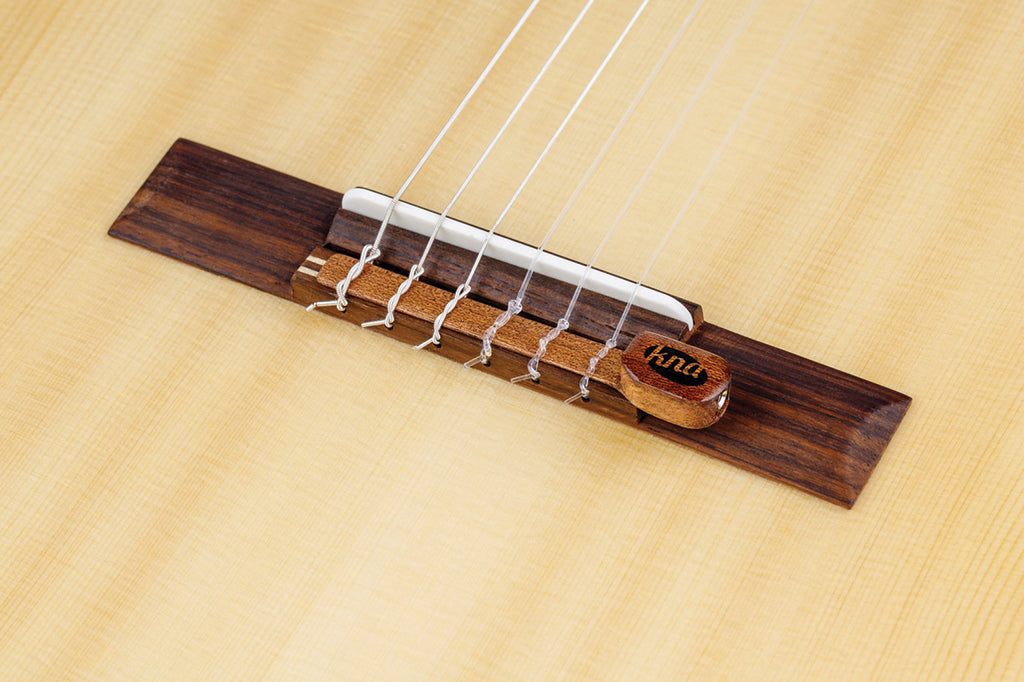 KNA NG1 Nylon String Pickup Piezo with Solid Wood Jack Housing and cable