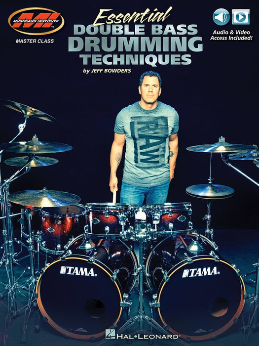 ESSENTIAL DOUBLE BASS DRUMMING TECHNIQUES BK/OLM