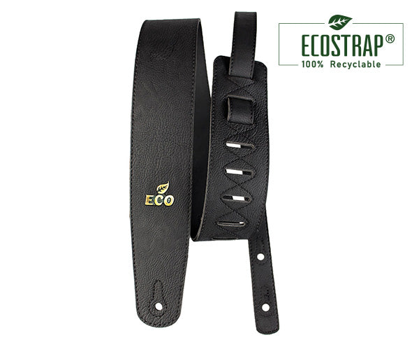 #35200 EcoStrap Guitar Strap - 100% Vegan Black ECO-01