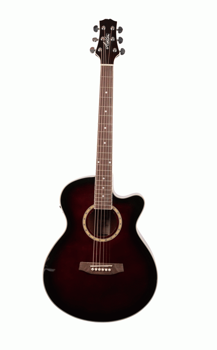 ACOUSTIC/ELECTRIC GTR W/C-AY WINE RED SUNBURST