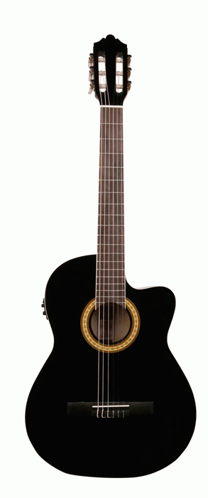 ASHTON CG44CEQBK EL/CLASSIC GUITAR