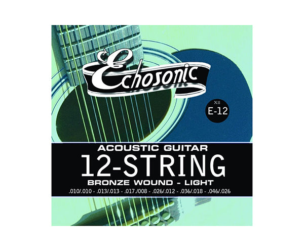 ACOUSTIC GTR 12 STR SET 10/46 LIGHT E12