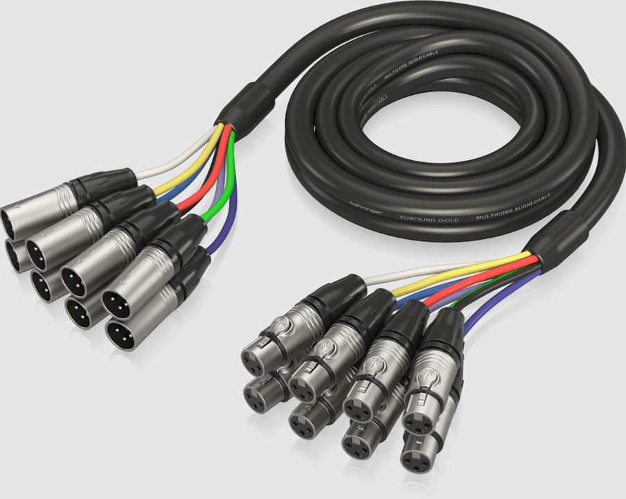 BEHRINGER GMX300 3 METRE 8-WAY MULTICORE CABLE — Music Man Australia