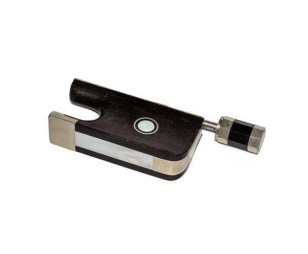 CELLO BOW FROG EBONY PEARL EYE