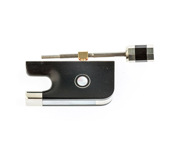 CELLO BOW FROG-FULL MNTD PARIS EYE