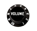 VOLUME KNOB S TYPE BLACK