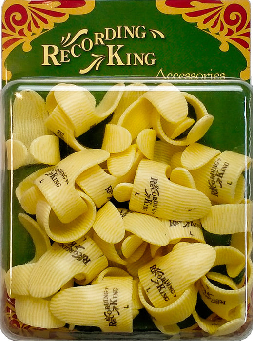AXL RECORDING KING - FINGER PICKS LARGE IVORY PKT-30