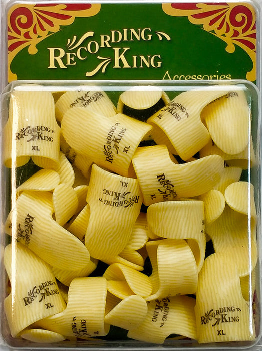 AXL RECORDING KING - FINGER PICKS EXTRA LARGE IVORY PKT-30