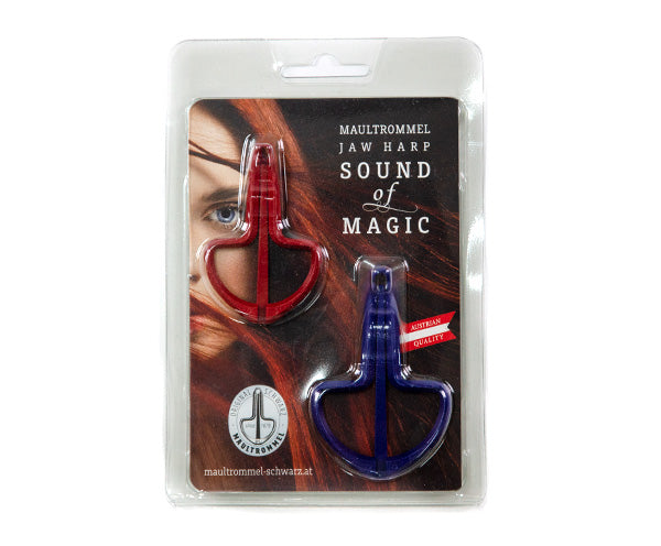 Jaw Harp - FunHarpDuo 8+12 Red+Blue