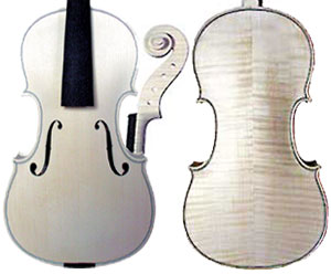 4/4 SIZE VIOLIN PROFESSIONAL IN THE WHITE VASILE