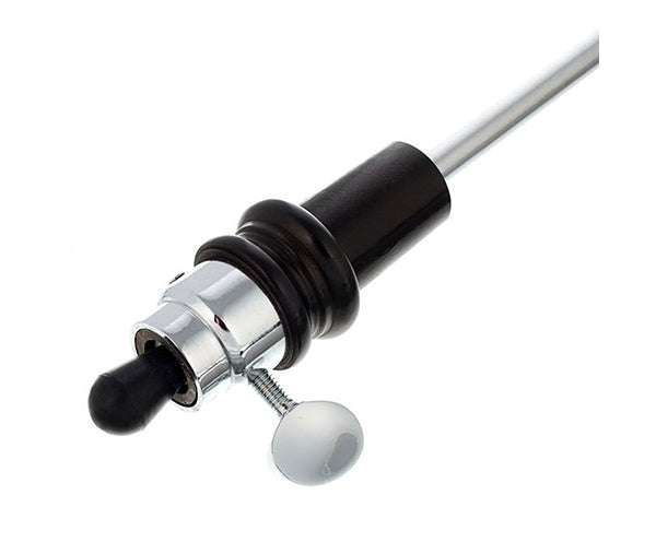 52CM CELLO END PIN CORKED EBONY CHROME
