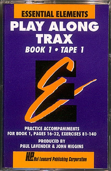ESSENTIAL ELEMENTS BK 1 PLAY ALONG TRAX CASS 1