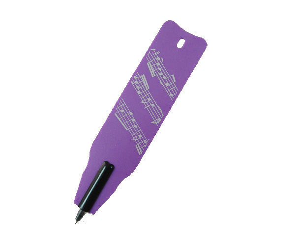 BALL PEN CLEF SHAPED PURPLE