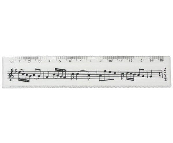 15CM RULER MUSICAL NOTES