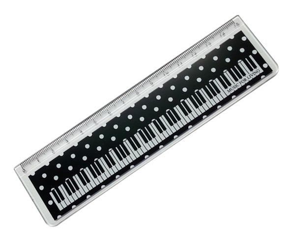 RULER PIANO KEYS BLACK — Music Man Australia