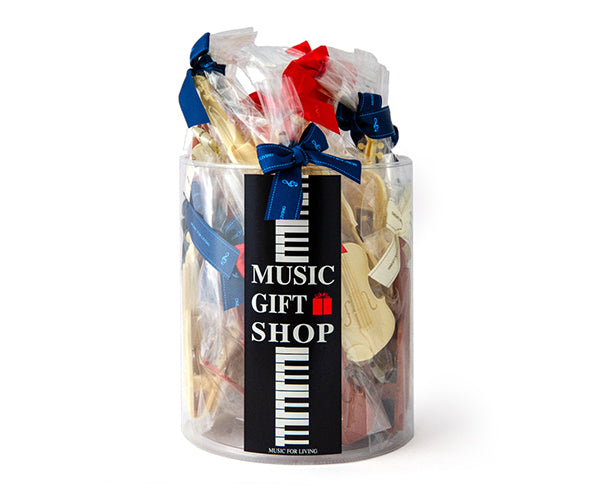 CLIPS VIOLIN SHAPE W/NECK PEN TUB OF 20