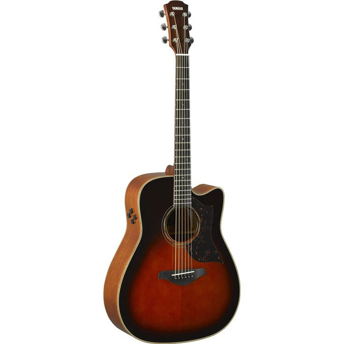 YAMAHA A3M-BS//ARE DREADNAUGHT CUTAWAY BROWN SUNBURST