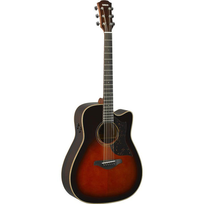 YAMAHA A3R//ARE DREADNAUGHT CUTAWAY BROWN SUNBURST