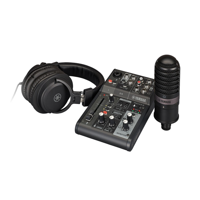 YAMAHA AG03MK2B-PACK LIVE STREAMING PACK BLACK