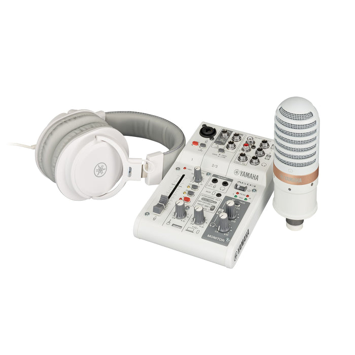 YAMAHA AG03MK2W-PACK LIVE STREAMING PACK WHITE