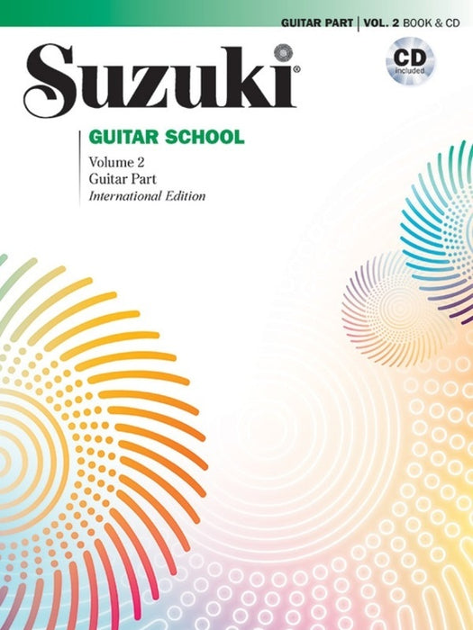 SUZUKI GUITAR SCHOOL VOL 2 GUITAR PART BK/CD