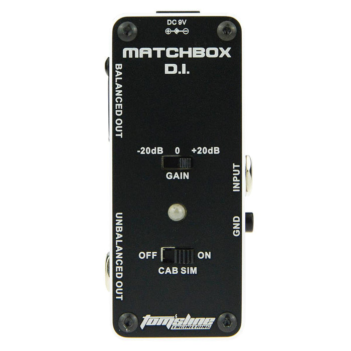 Toms Line AMX-3 Matchbox DI with Cab Sim Mini Pedal