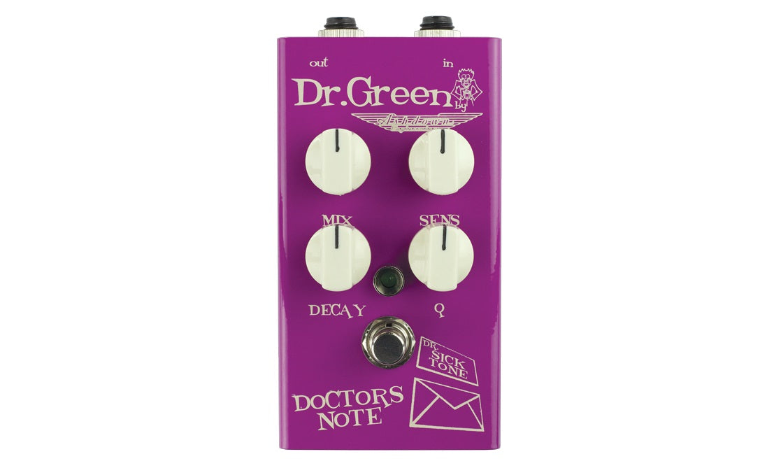 Ashdown Dr Green Doctors Note Envelope Filter Pedal For Bass