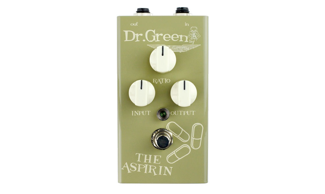 Ashdown Dr Green The Aspirin Compressor Pedal for Bass