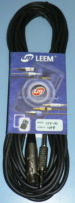 30 FT JACK XLRF SPEAKER LEAD