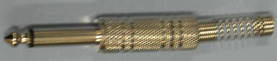 1/4 INCH METAL MONO PLUG