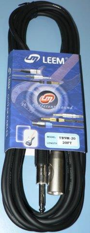 20 FT INSTRUMENT LEAD JACK/XLRM
