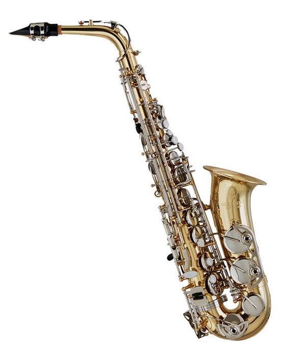Blessing BAS-1287 Alto Saxophone (Eb) in Clear Lacquer Finish Includes Hardcase