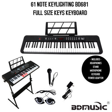 BD681 KEYLIGHINT KEYBOARD 61 KEYS