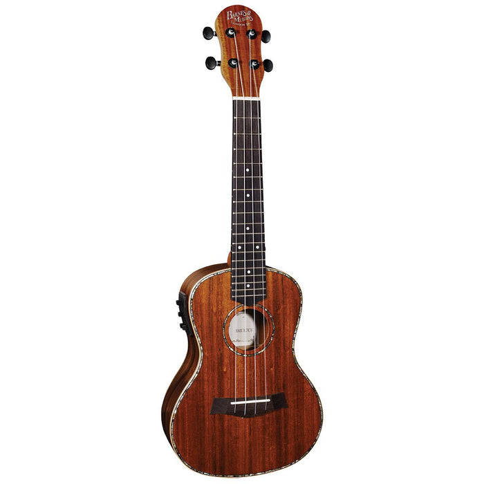 Barnes & Mullins BMUK7CE Concert Koa Ukulele with Pickup
