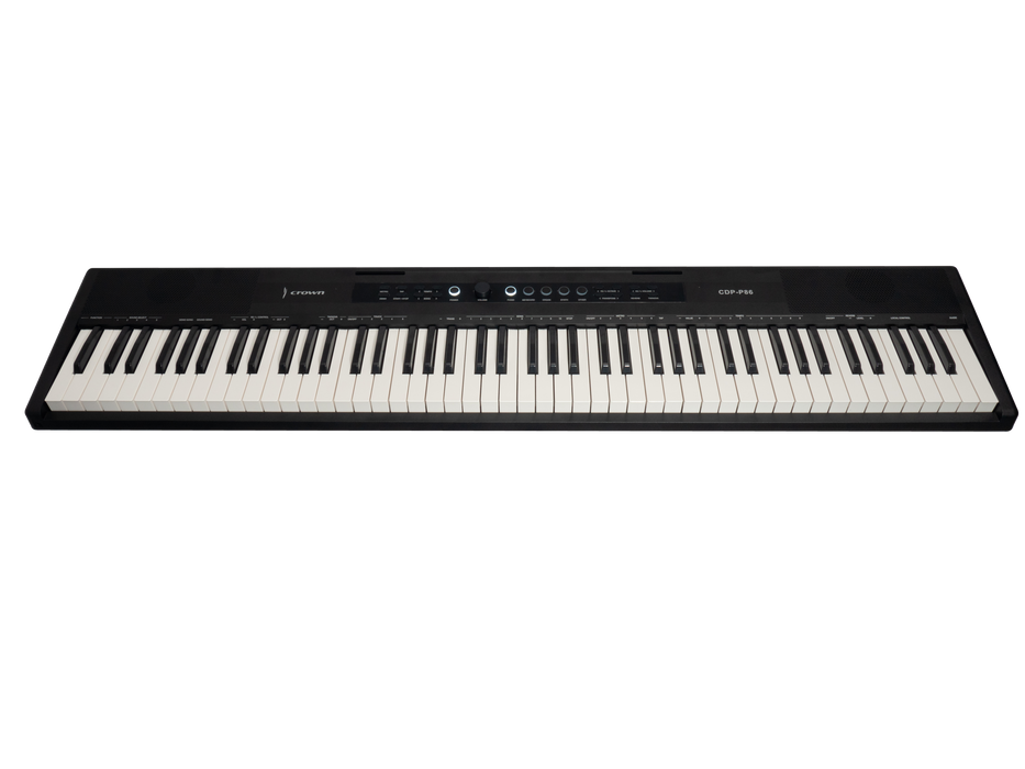 Crown P86 88-Key Touch Responsive Digital Piano (Black)