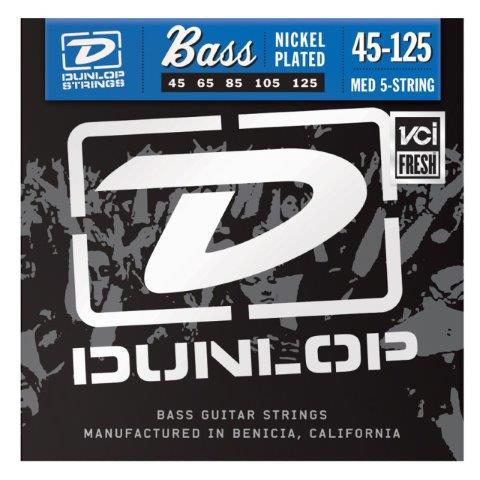 BASS GTR 5 STR SET 45/125 N/P-ST MED LONG SCALE