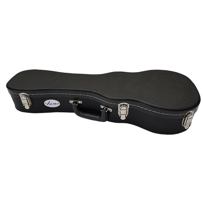 DCM BKW-S  Soprano Uke Wood Case Black