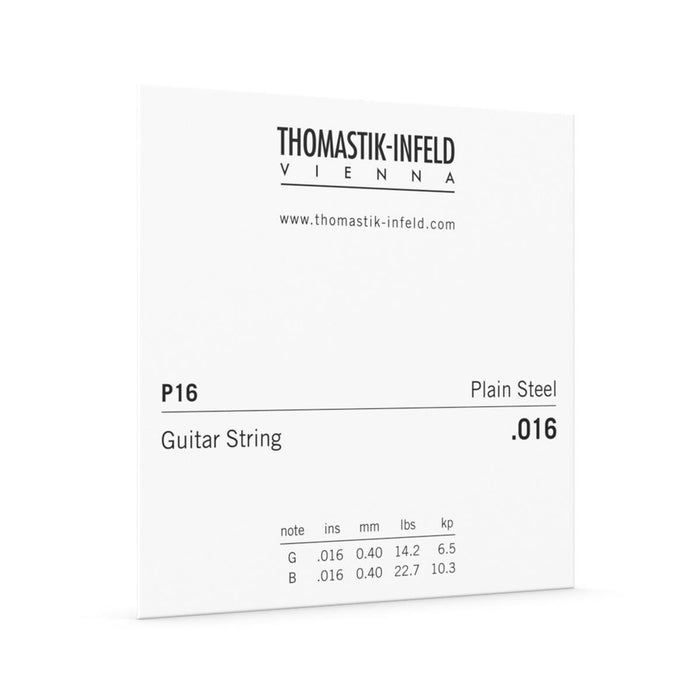 DTP16 Thomastik .016 Single String Brass Plated Steel
