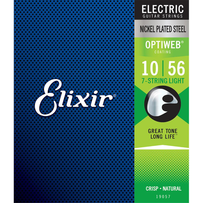 Elixir 19057 Optiweb 7-String Electric Light 10-56