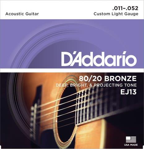 ACOUSTIC GTR STR SET 11/52 BR C/LGT