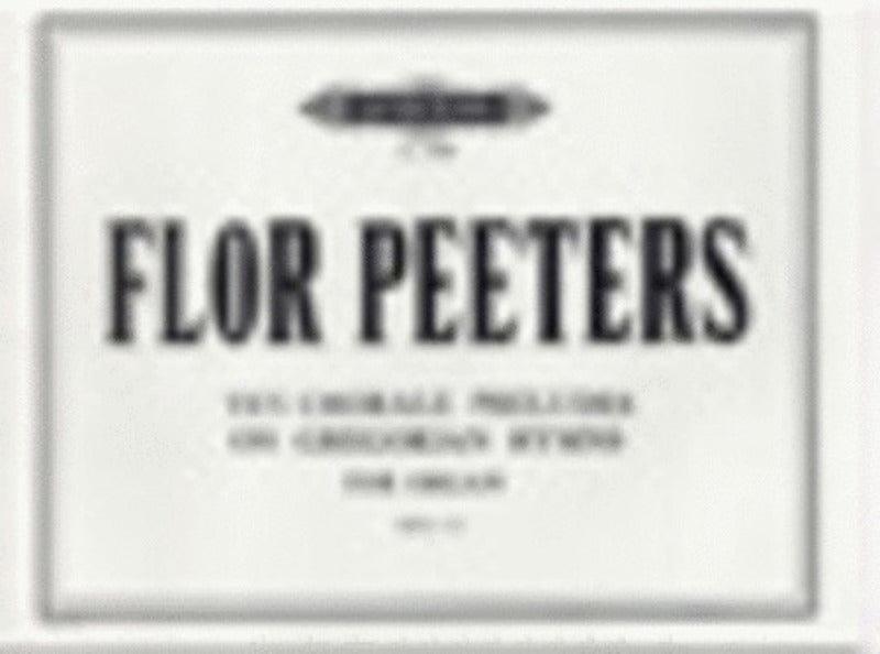 CHORALE PRELUDES GREGORIAN HYMNS 30 BK 1 OP 75