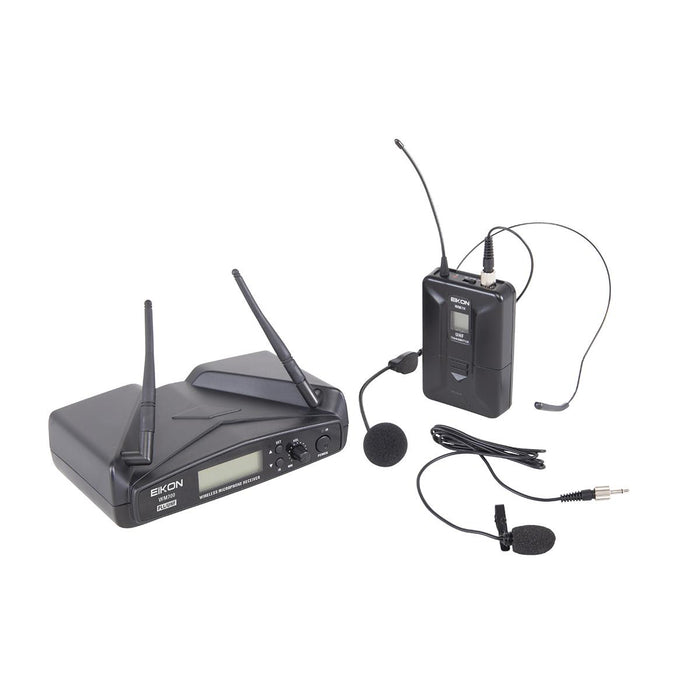 Eikon WM700HA Belt-Pack with Headset & Lapel Wireless System 516-562Mhz