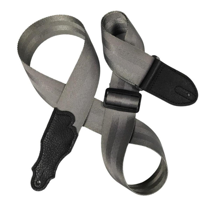 Franklin 2inch Silver Nylon Aviator Seatbelt Strap#F0-S-BK