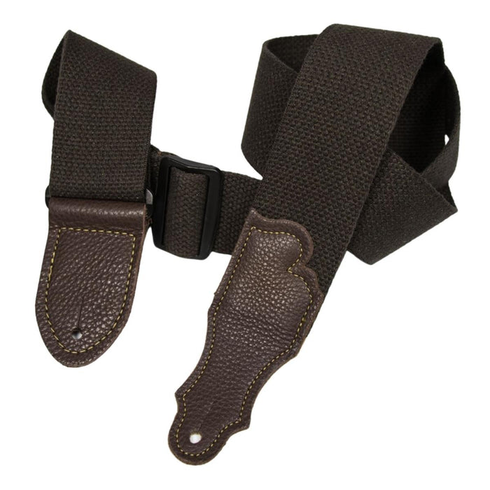 Franklin 2inch Chocolate Cotton/ Chocolate End Strap #F1-CH-CH