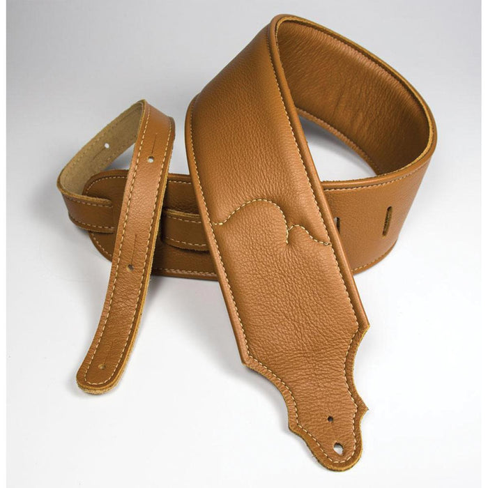 Franklin 3 inch Premium Caramel Padded Glove Leather Strap